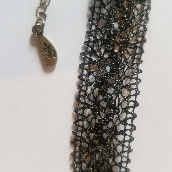 free people black metallic choker - Picture 2 of 3